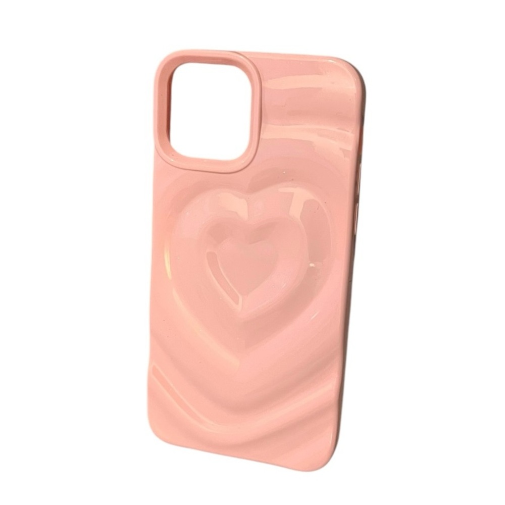 Pink Heart Pattern Phone Case - Picture 3 of 7